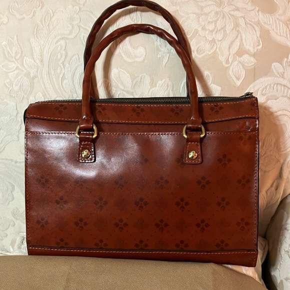 Patricia Nash, Paris, genuine, leather satchel - Picture 2 of 12